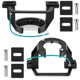 Zonon Ceiling Fan Mounting Bracket Ceiling Fan Mounting Kits for Cathedral Canopy Living Room, Black(2 Pcs,with Wire)