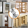 Mdkave 180-Degree Bifold Door Hinges,Bifold Cabinet Door Hinge,Double Cup Concealed