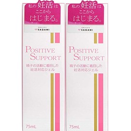SAGAMI Positive Support, Gels for Pregnancy, 2.5 fl oz (75 ml) x 2