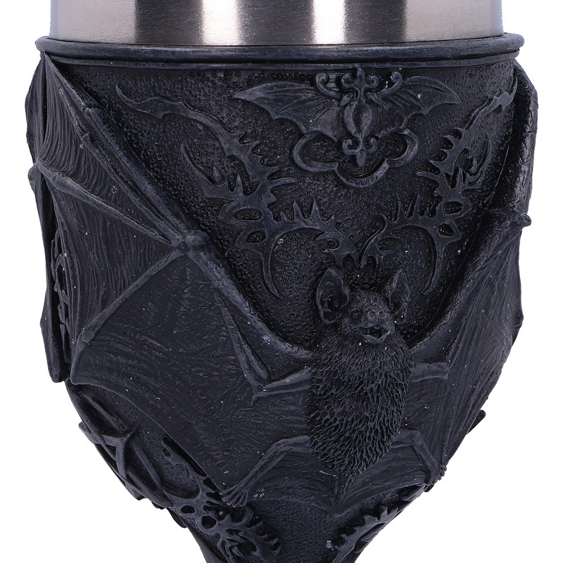 Nemesis Now Dark Fang Goblet 18.5cm Black
