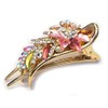 HAND No.055 Elegant Beautiful Shiny Flower Design Hair Clips/Clamps -