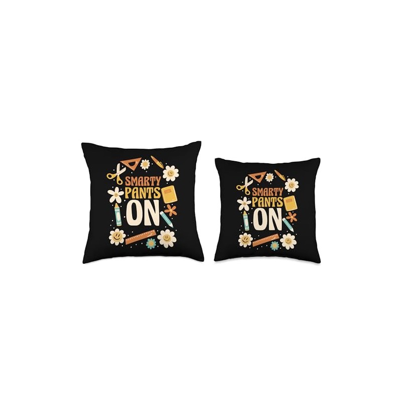 SMARTY PANTS ON Throw Pillow