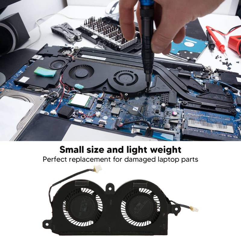 XPS13 CPU Cooling Fan 4 Pin Replacement Laptop CPU Cooling