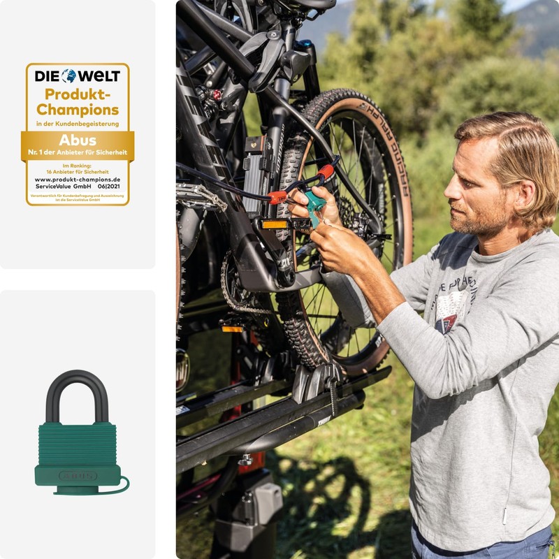Abus Bicycle Lock, 70AL/45_VERDE