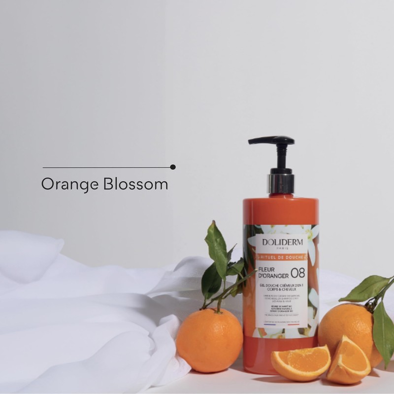 Doliderm Paris - Creamy Shower Gel, 33.8 Fl Oz (Orange