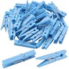 Jdesun 50 Pieces Photo Clips,Mini Plastic Picture Paper Clip Clothespins