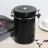 Stainless Steel Sealed Canister Coffee Bean Flour Sugar Container Holder