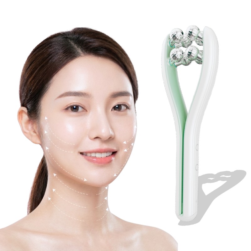 GURAN EMS 페이스롤러 디바이스 마사지기 고주파 브이라인 얼굴 마사지기 GURAN
