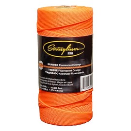 Stringliner Braided Mason Line Replacement Roll Contractor Pack 1,000' - Orange (Pack of 1) - SL35759CPK-1