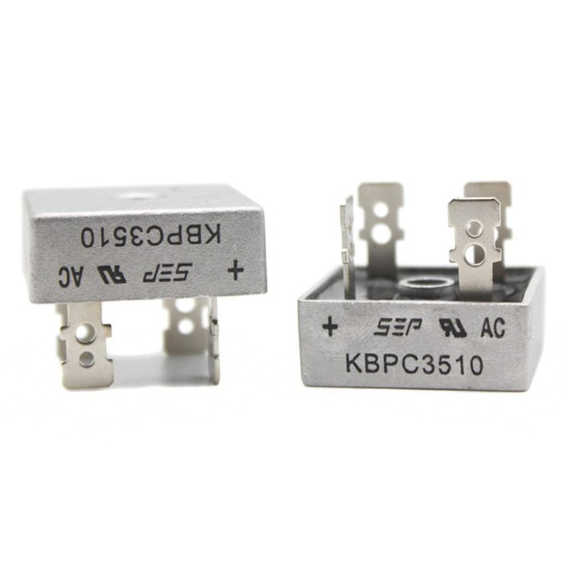 PENGLIN 4PCS KBPC3510 Bridge Rectifier Bridge Diode Single Phase 35A
