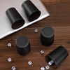 5X Dice Cup Set, PU Leather Dice Shaker Cups with