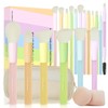 LULUCOLORS 18 Piece Makeup Set for Beginners: Travel Friendly, Soft