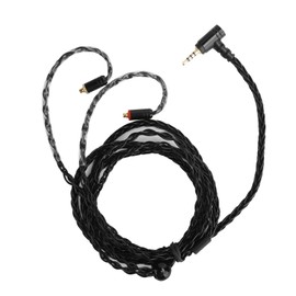25 Core Silver Plated Cable OFC Upgrade Audio Cable for MMCX Connector for Shure SE215Black 2.5 Balanced Head