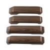 Voodonala Wood Grain Inner Door Handle Covers Trim for Ford
