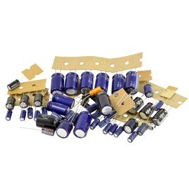 Kemo S005 Electric Capacitors Set of Approx. 50 Pieces Mixed Assortment Various Sizes and Types