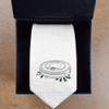 Azeeda 'Robot Vacuum' White Tie/Necktie with Gift Box (AT00013643)