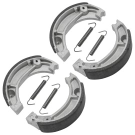 Caltric for Honda XR200R XR 200R 1981-1988 1990 1991 1993-2001 Front & Rear Brake Shoes