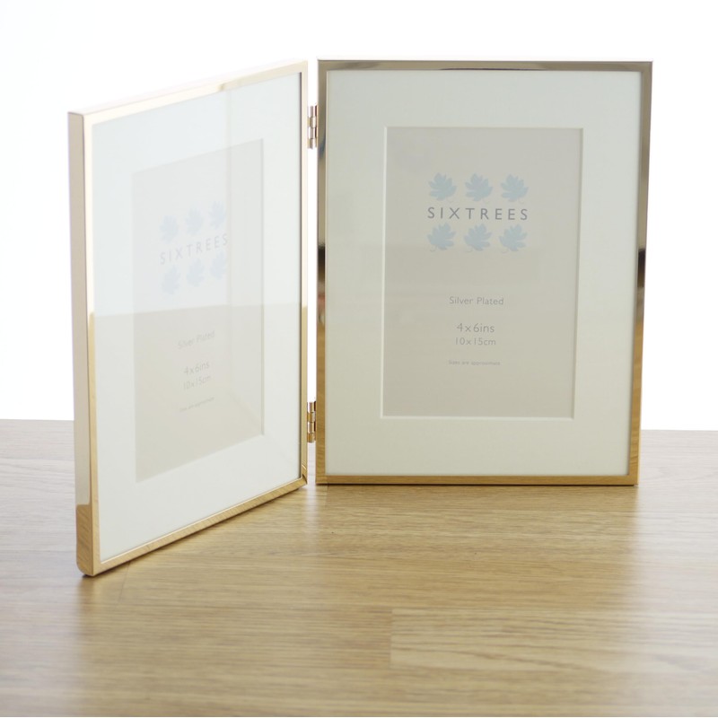 Sixtrees Park Lane 275346D(MIF) Polished Gold Metal Folding 4 x