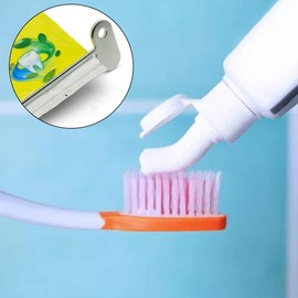 Haiki Toothpaste Squeezer Tube Press Tube Squeezer Stainless Steel Tube Extractor Toothpaste Dispenser Hand Cream Tube for Key