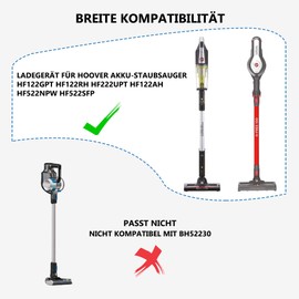 Xahpower Xahpower 26V Netzteil Ladeger?t f??r Hoover H-Free 100, 1,8 M Ladekabel Kompatibel mit Hoover Akku-Staubsauger HF122GPT, HF122RH, HF222UPT, H-Free 200, H-Free 500, H-Free 700, H-Free 800