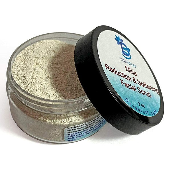 Diva Stuff Milia Reduction & Softening Facial Scrub, Helps Dissolve
