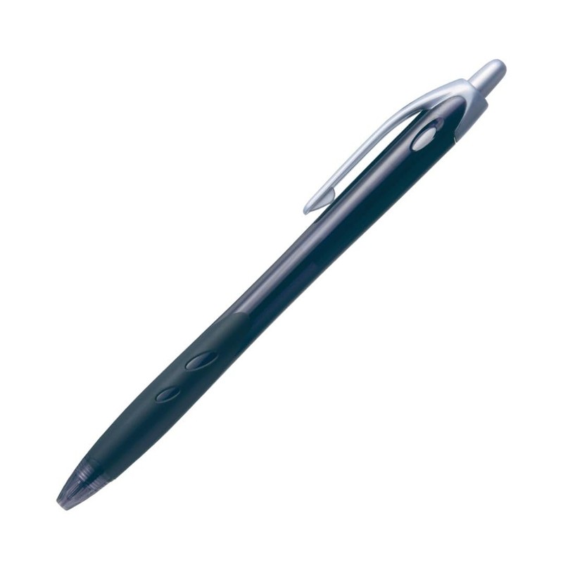 Pilot BRG100BB10B Oil Based Ballpoint Pens, Rex Grip, 1.6, Black,