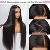 Wear and Go glueless wigs human hair pre plucked pre