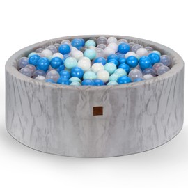 Fulton & Ivy Premium Baby and Toddler Ball Pit (35"x11.8") | Easy to Clean Memory Foam Ball Pit Made with Non-Toxic Materials | Durable Ball Pits for Toddlers 1-3 (Balls Not Included)