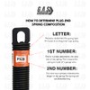 Alcan P528 - 28 in. Garage Door Plug-End Extension Spring