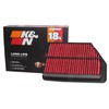 K&N Engine Air Filter: Long Life 18,000 Mile Replacement Air