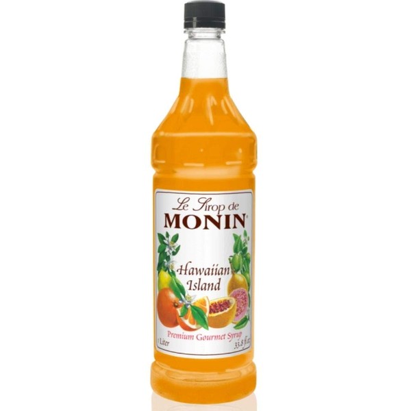 Monin Hawaiian Island Syrup, 1 liter PET Bottle