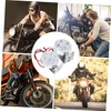 ULTECHNOVO 2 Pcs Led Motorbike Headlights Waterproof Bright Easy to