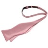 DiBanGu Pink Bow Ties for Men Satin Self-tied Bowtie Set