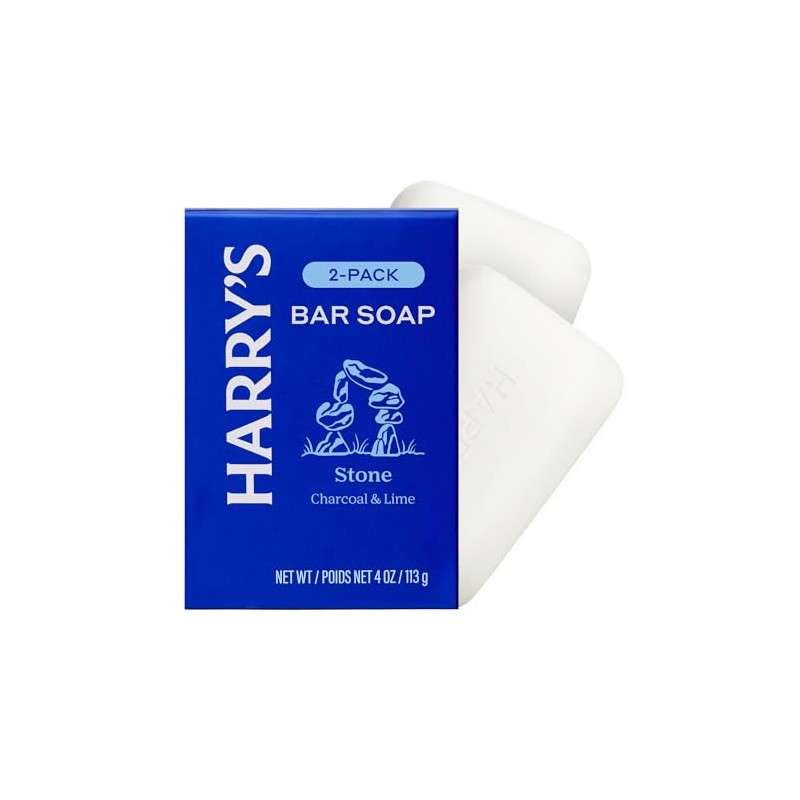 Harry's Bar Soap for Men - Stone Scent, 4 oz
