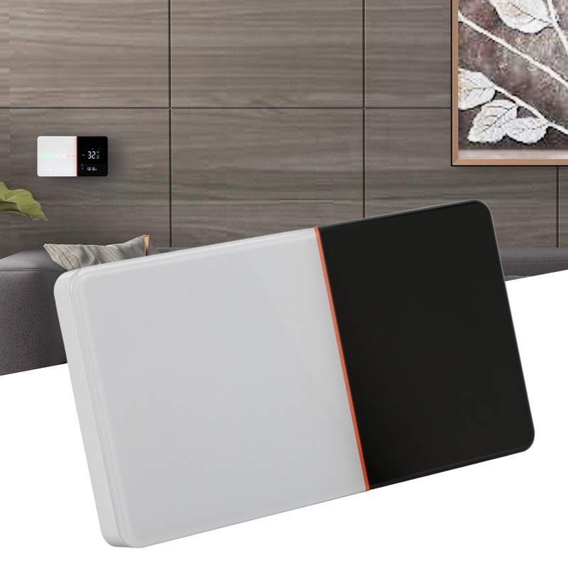 Smart Electric Thermostat White Programmable WiFi Thermostat with Temperature Humidity