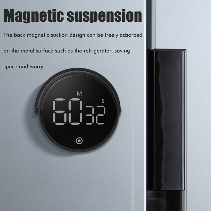 Digital Kitchen Timers Large LED Display Magnetic Countdown Countup Timer