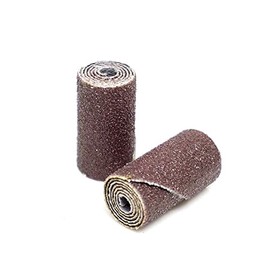 Benchmark Abrasives Aluminum Oxide Straight Cartridge Roll for Metal Sanding and Finishing (1/2" x 1", 120 Grit)
