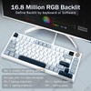 75% Wireless Mechanical Gaming Keyboard, Creamy Sound, Hot Swappable, Pre-lubed