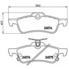 Brembo P 83 087 Brake Pad Set, Disc Brake, 4-Piece