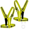 TRIXES Unisex LED Adjustable High Visibility Vest - Reflective Safety