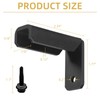 Fence Mounting Brackets for 1x1" Square Rails, Carbon Steel Fence