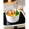 FYUEROPA Enamel Milk Pot, Butter Warmer Non-stick Mini Saucepan, 4.7