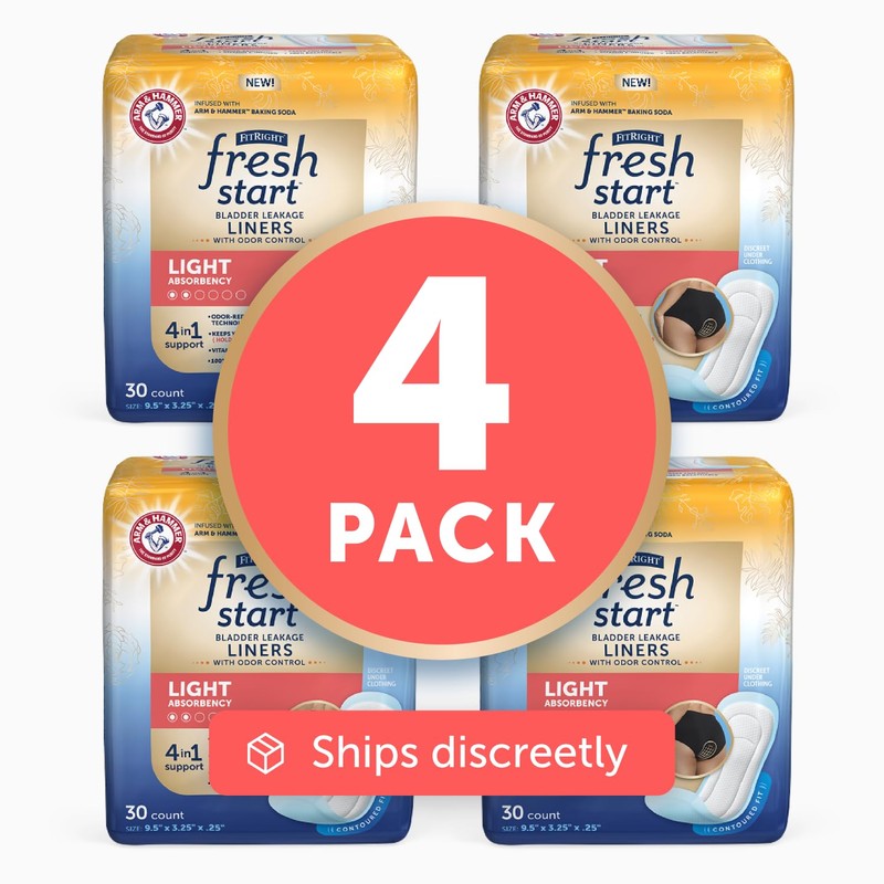 FitRight Fresh Start Liners for Women, Now with Stronger Adhesive,