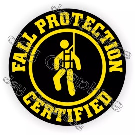 Unbranded/Generic 3pack Fall Protection Certified Hard Hat Stickers Decals Helmet Safety Laborer