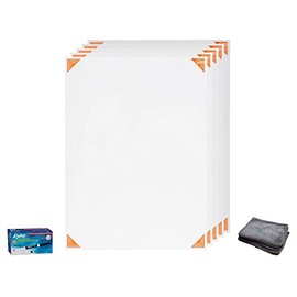 Think Board X Smart Whiteboard Film - Powered by Rocketbook (Class Pack Large) - 5 Pack of Think Board X Large + 5 Markers + 5 Cleaning Cloths