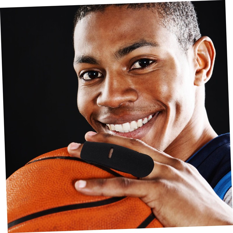 Outanaya Fingers Splint Support Sleeve Adjustable Compression Guard for Sports