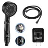 Shower Head, Water-Saving with Temperature Display, with Shower Holder and