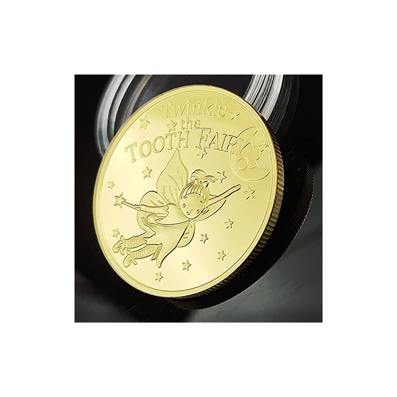 HARPIMER Tooth Fairy Coin Commemorative Coin for Children Gifts for