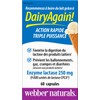 Webber Naturals Dairy Again Lactase Enzyme 250 mg, 60 Capsules,