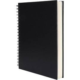 8.5x11inches Hardbound Sketch Book, Spiral Bound Sketch Pad, 80-Sheets 90gsm Inner Paper, Drawing Art Paper, works with Adults